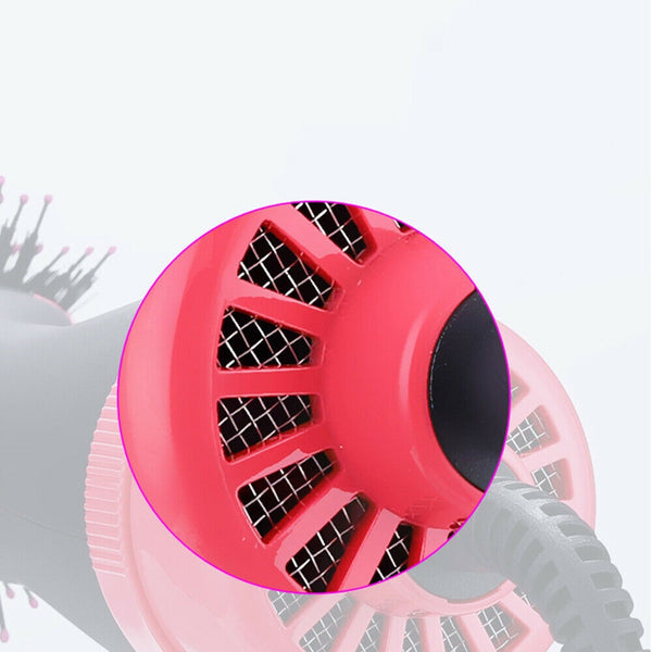 4 in 1 Hot Air One Step Hair Dryer Comb Volumizer Pro Brush Straightener Curler - Lets Party