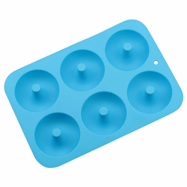 2pcs Silicone Donut Mold Muffin Chocolate Cake Cookie Doughnut Baking Mould Tray - Lets Party