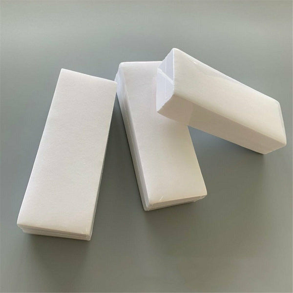 100Pcs Pre-Cut Strips Pack Non Woven Disposable 70gsm Wax Waxing Papers Cut New - Lets Party