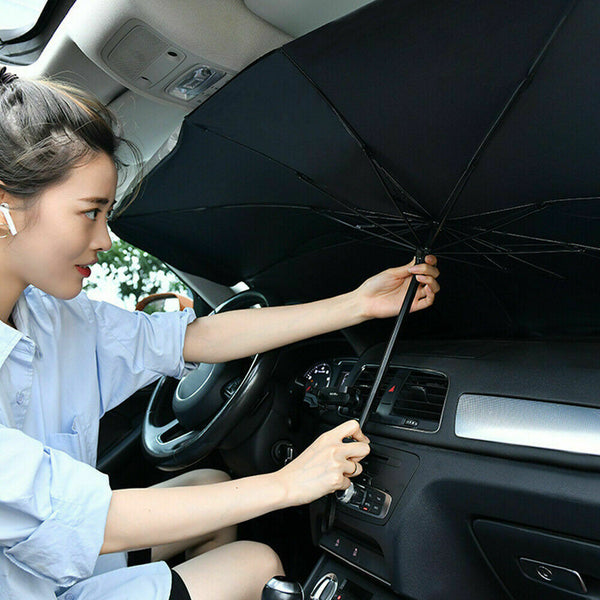 Foldable Car Windshield Sunshade Umbrella Front Window Cover Visor Sun Shade - Lets Party