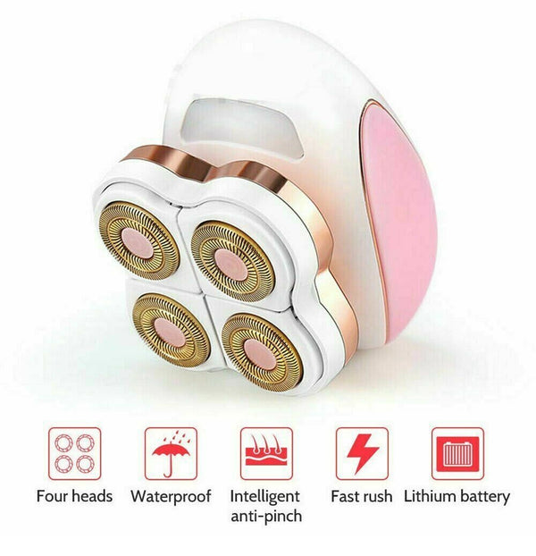 Women Electric Epilator Facial Hair Remover Removal Body Arm Legs Bikini Shaver - Lets Party