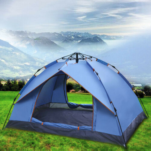 Waterproof Automatic Quick Open Camping Outdoor Tent UV Protection 3-4 Persons - Lets Party