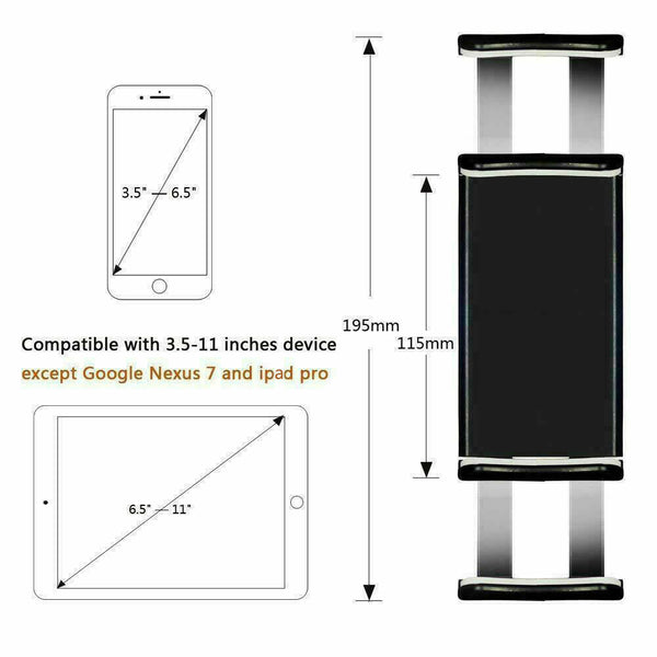 360° Rotate Tablet Stand Holder Lazy Bed Desk Mount Mobile Phone Clamp Universal - Lets Party