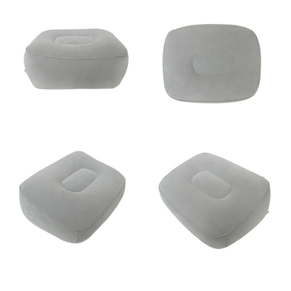 Plane Inflatable Foot Flight Travel Pad Footrest Portable Train Rest Pillow - Lets Party
