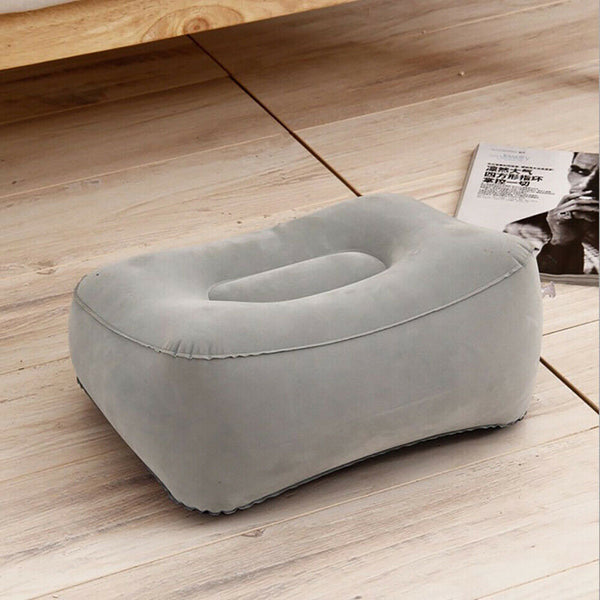 Plane Inflatable Foot Flight Travel Pad Footrest Portable Train Rest Pillow - Lets Party