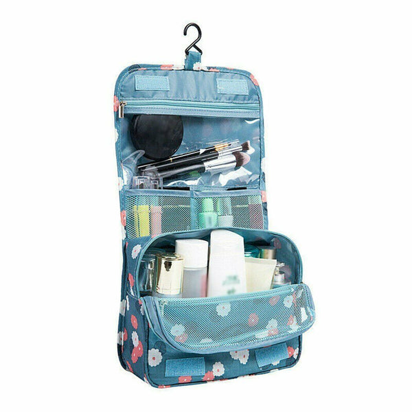 Travel Cosmetic Makeup Bag Hanging Toiletry Case Storage Large Bag Organizer AU - Lets Party