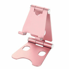 Rose Gold Universal Folding Aluminum Tablet Mount Holder Stand For iPad iPhone