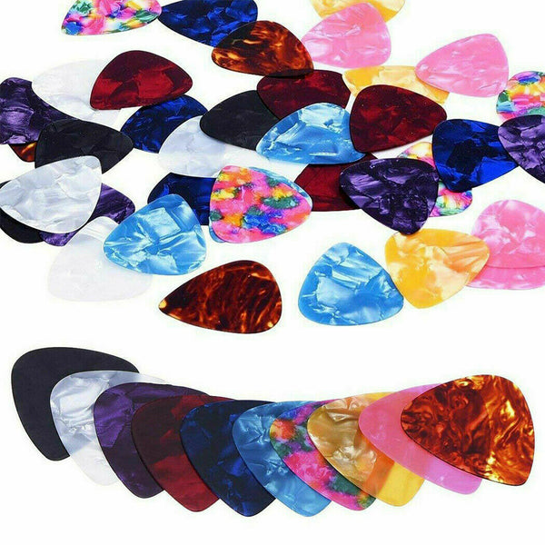 20x Multicolor Celluloid Acoustic Electric Guitar Picks Plectrums Thin Hot of AU - Lets Party