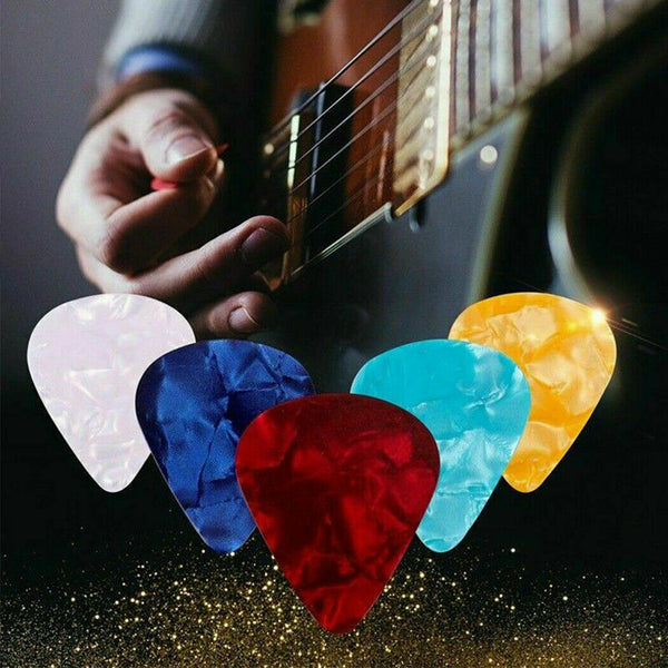 20x Multicolor Celluloid Acoustic Electric Guitar Picks Plectrums Thin Hot of AU - Lets Party