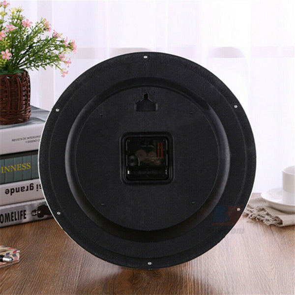 Wall Clock Quartz Round Square Wall Clock Silent Non-Ticking Battery Operated - Lets Party
