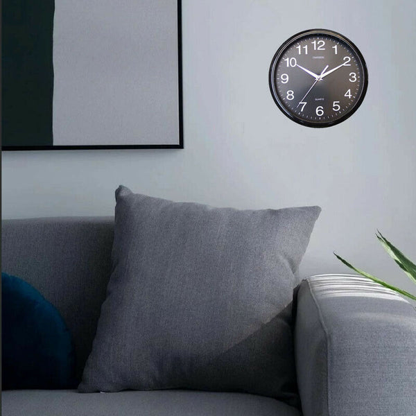 Wall Clock Quartz Round Square Wall Clock Silent Non-Ticking Battery Operated - Lets Party