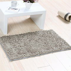 Microfiber Bath Mat Non Slip Rug Bathmat Toilet Shower Bathroom Shaggy 40*60cm