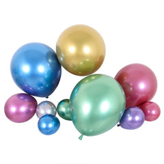 40cm Thick Chrome Metallic Balloon Birthday Wedding Party Balloons