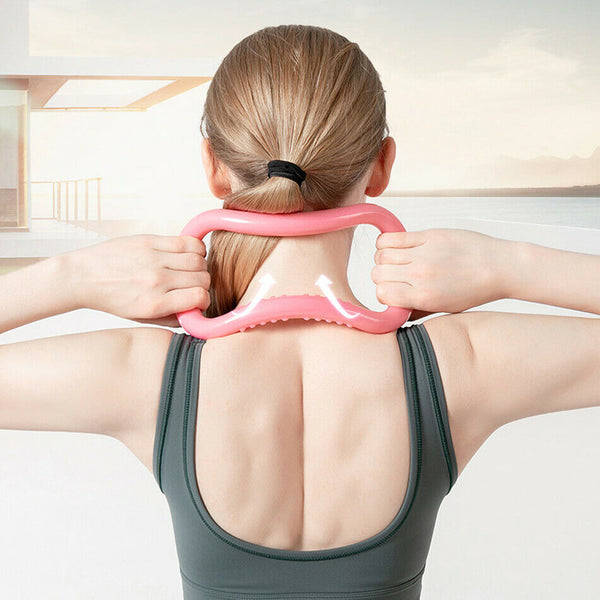 2x Yoga Ring Pilate Mobility Training Ring Resistance Stretch Support Circle New - Lets Party