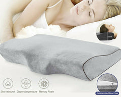 Health Care Memory Foam Neck Pillow Cushion Support Rebound Contour Pain Relief