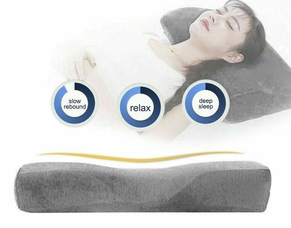 Health Care Memory Foam Neck Pillow Cushion Support Rebound Contour Pain Relief - Lets Party
