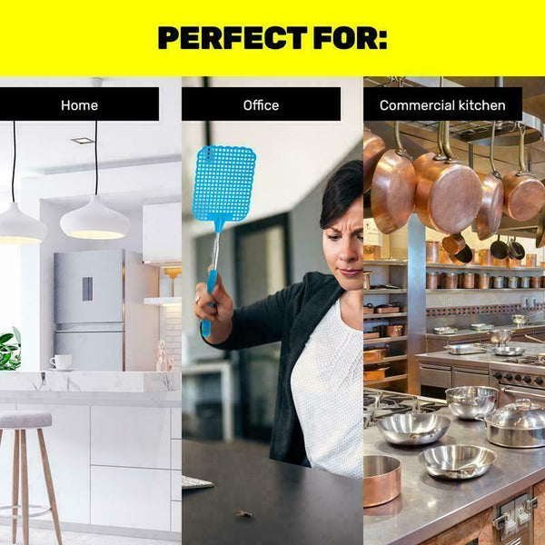 3x Fly Swatter Extendable Design Flexible Jumbo Size Paddle Pest Control® Au - Lets Party