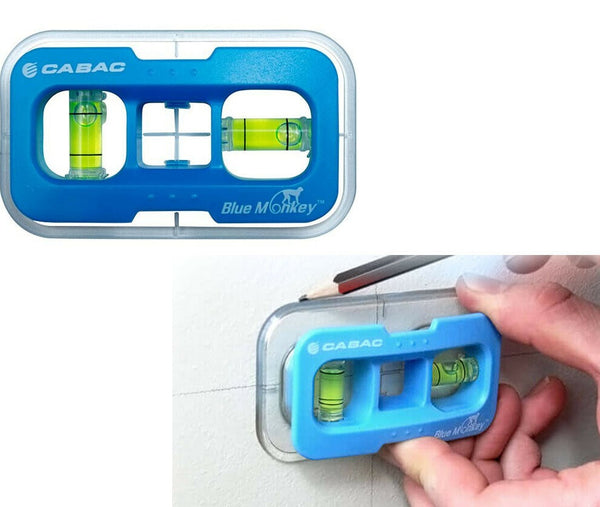 1Pcs Fast, Clean & Accurate Plug Point Level Stencil Blue Monkey - Lets Party