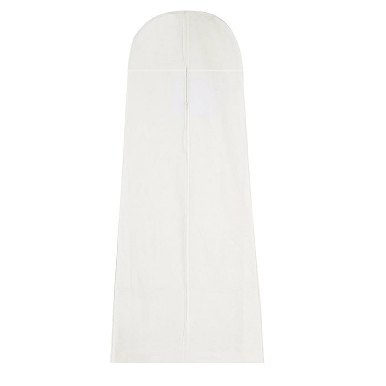White Extra Large Wedding Dress Bridal Gown Garment Breathable Cover Storage Bag - Lets Party