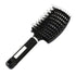 Women Men Detangling Nylon Boar Bristle Brush Hairbrush Head Scalp Massage Comb - Lets Party