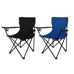 Camping Chairs Folding Portable Foldable Arm Outdoor Picnic Beach Fishing