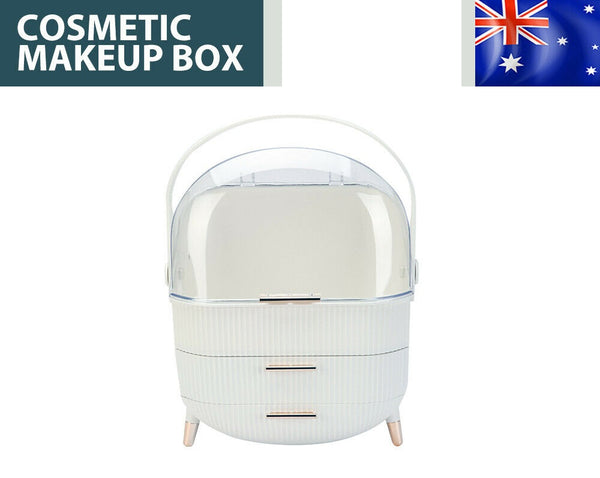 Makeup Case Cosmetic Organizer Portable Carry Storage Box Jewelry Drawer Holder - Lets Party