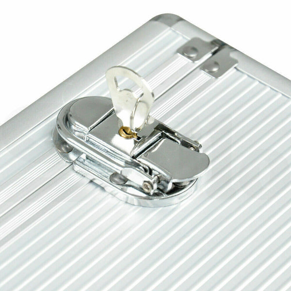 500 Discs Aluminum CD DVD Cases Bluray Lock Storage Box Organizer Free Inserts - Lets Party