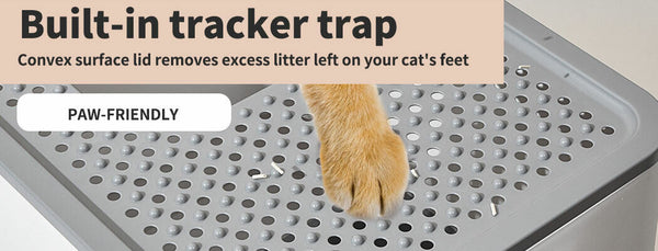 Cat Litter Box Fully Enclosed Toilet Trapping Sifting Odor Control Basin - Lets Party