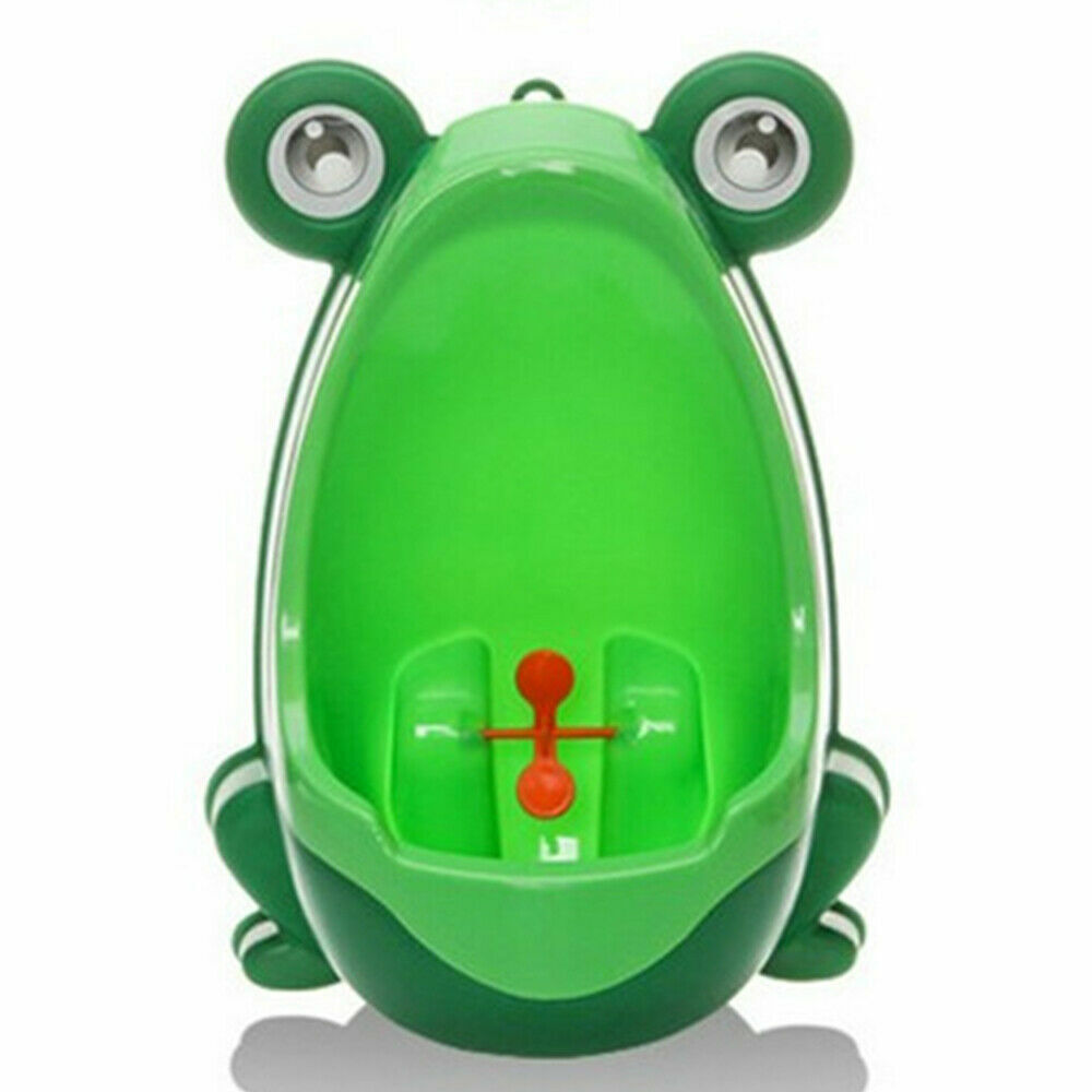 Kid Baby Potty Toilet Training Urinal Boys Pee Trainer Cute Frog Shaped Bathroom - Lets Party