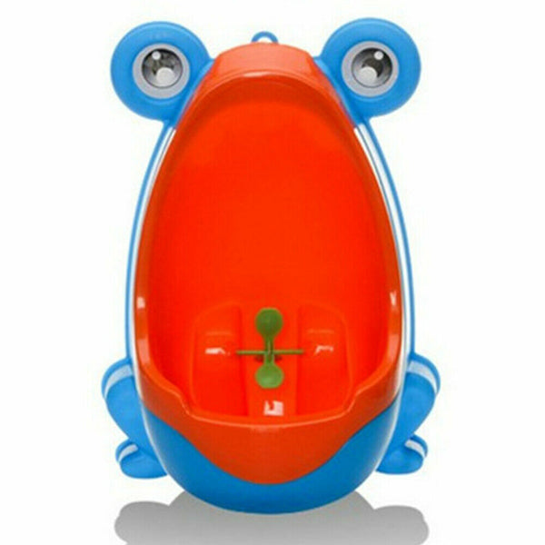 Kid Baby Potty Toilet Training Urinal Boys Pee Trainer Cute Frog Shaped Bathroom - Lets Party