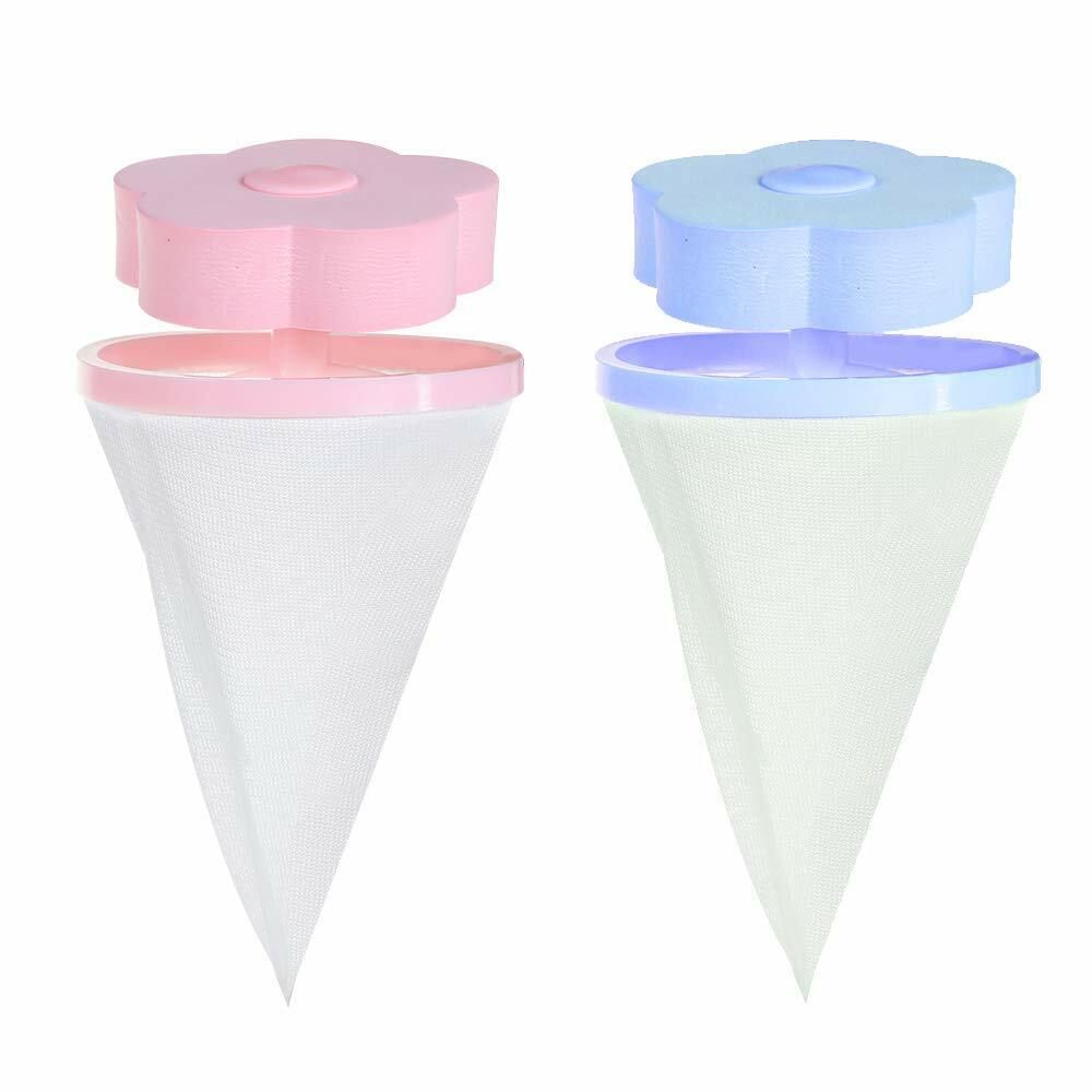 4 Pcs Floating Pet Fur Catcher Reusable Hair Remover Tool for Washing Machine Pp - Lets Party