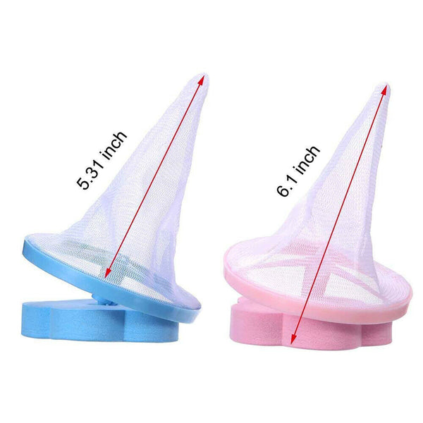 4 Pcs Floating Pet Fur Catcher Reusable Hair Remover Tool for Washing Machine Pp - Lets Party