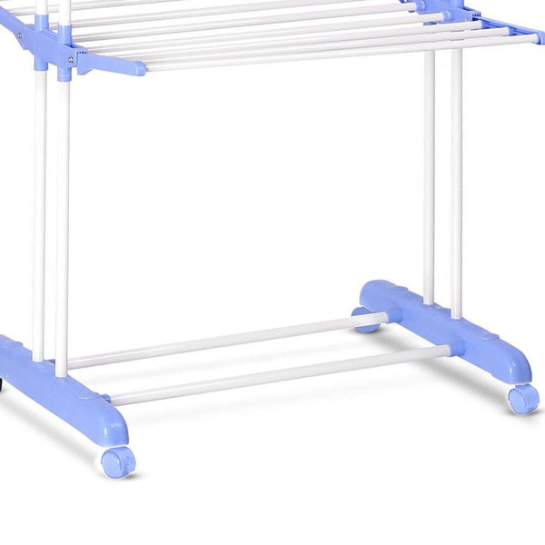 Foldable 6 Tiers Clothes Airer Indoor Drying Laundry Rack Horse Garment Hanger - Lets Party