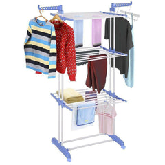 Foldable 6 Tiers Clothes Airer Indoor Drying Laundry Rack Horse Garment Hanger
