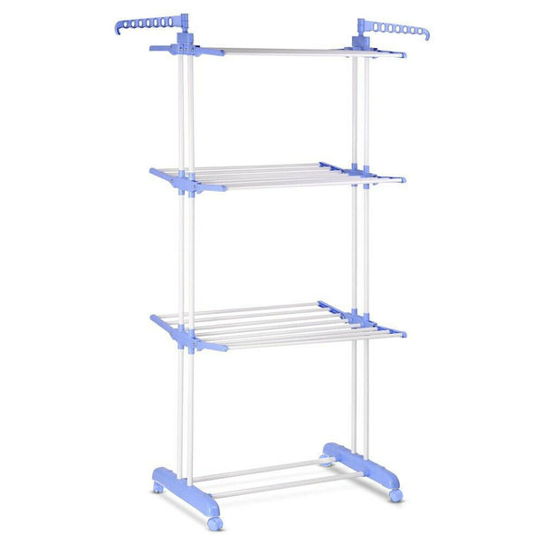 Foldable 6 Tiers Clothes Airer Indoor Drying Laundry Rack Horse Garment Hanger - Lets Party