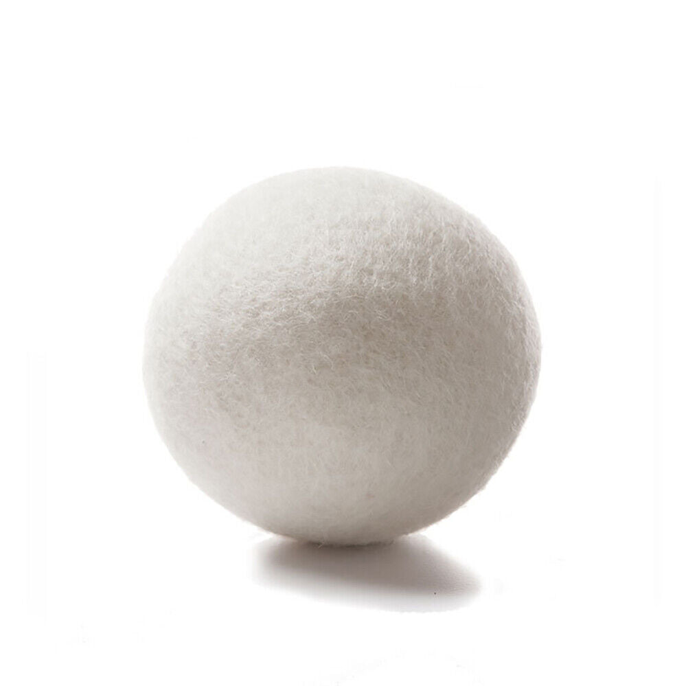6X 100% Zealand Wool Dryer Balls Drying Fabric Softner Clothes 5/6/7/8cm - Lets Party