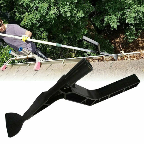 New Gutter Roof Cleaning Tool Hook Shovel Scoop Leaves Dirt Remove Home Cleaner - Lets Party