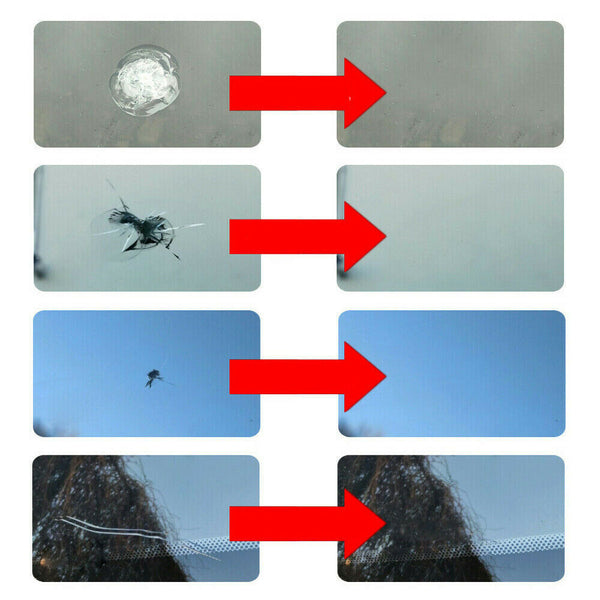 Windows Tool Chip Resin Crack Remove Glass Recovery Car Windscreen Repair Kit AU - Lets Party