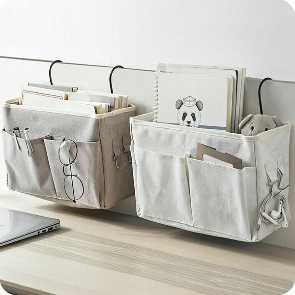 Bedside Caddy Hanging Storage Bed Holder Couch Organizer Container Bag Pocket AU - Lets Party