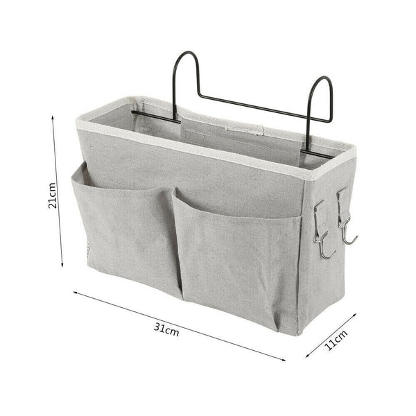 Bedside Caddy Hanging Storage Bed Holder Couch Organizer Container Bag Pocket AU - Lets Party