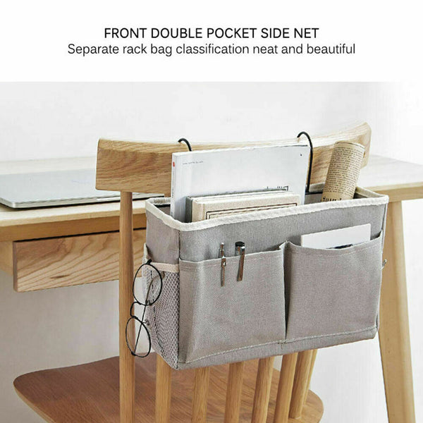 Bedside Caddy Hanging Storage Bed Holder Couch Organizer Container Bag Pocket AU - Lets Party