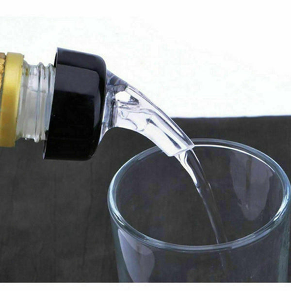 1x/6x Liquor 30ml Shot Bottle Pourer Dispenser Measure Wine Spirit Nip Barware - Lets Party