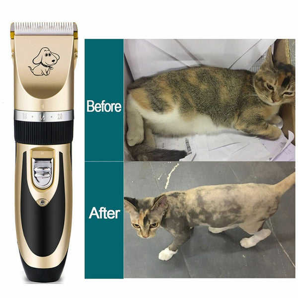 Electric Pet Rechargeable Clipper Dog CatPet Hair Trimmer Comb Grooming Clipper - Lets Party