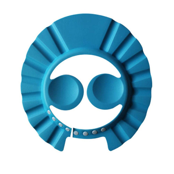 Adjustable Baby Shower Cap Kids Bath Shampoo Shield Wash Hair Hat Ear Covers Au - Lets Party