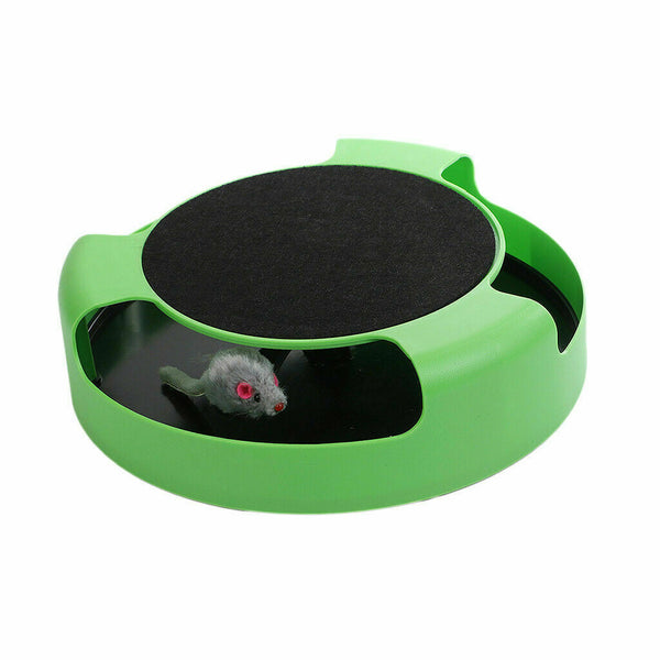 Motion Cat Toy Catch The Mouse Chase Interactive Cat Training Scratchpad - Lets Party