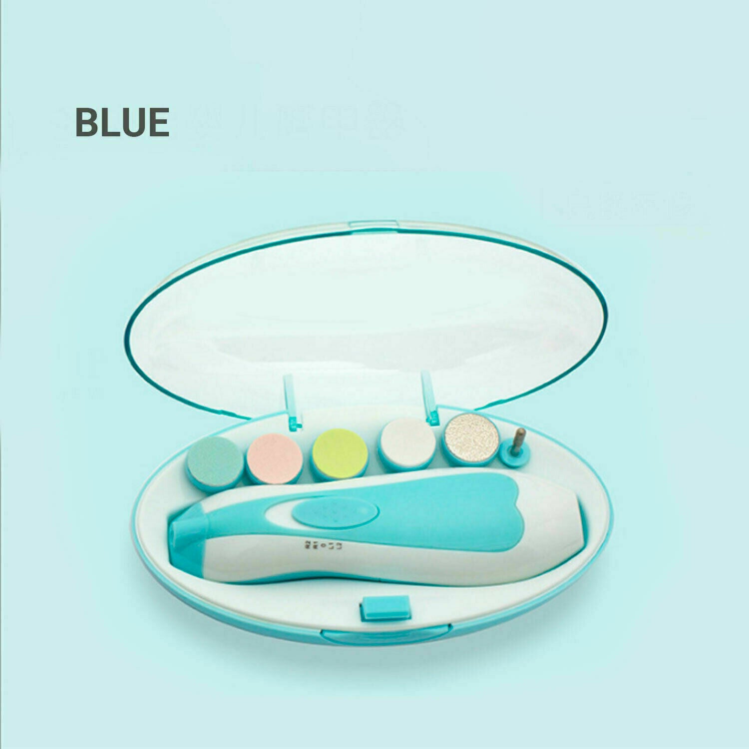 New Electric Baby Nail Trimmer Infant Newborn Safe Grinder Clipper Tools Set - Lets Party