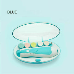 New Electric Baby Nail Trimmer Infant Newborn Safe Grinder Clipper Tools Set