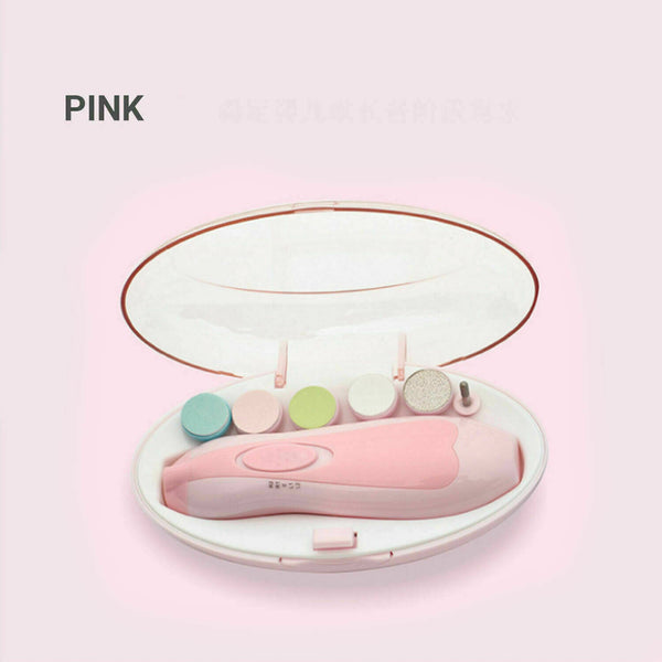 New Electric Baby Nail Trimmer Infant Newborn Safe Grinder Clipper Tools Set - Lets Party