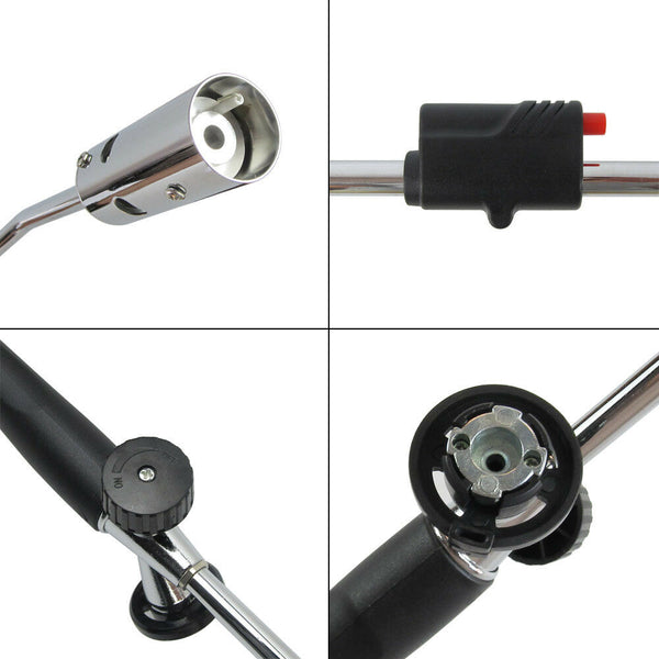 Grass Burner Weed Killer Kit Shrub Garden Tools Butane Gas Torch Fire Lighter AU - Lets Party