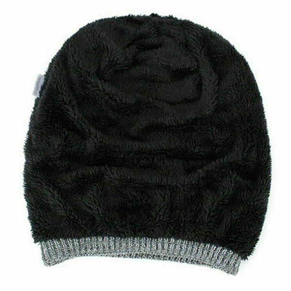 Winter Beanie Warm Unisex Women Men Hat Slouch Baggy Hat Ski Knitted Thick Cap - Lets Party